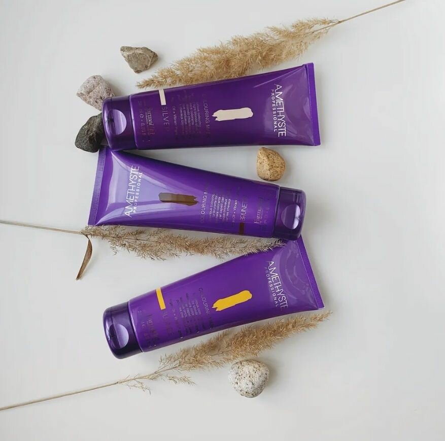 Оттеночная маска для волос Amethyste Colouring Mask-Blonde (57001, 57 001, блондин, 250 мл) FarmaVita - фото №16