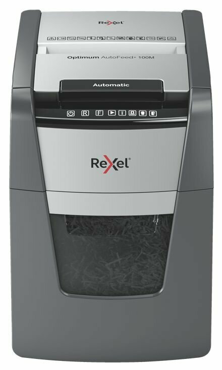 Уничтожитель документов (шредер) Rexel Optimum AutoFeed 100M черный