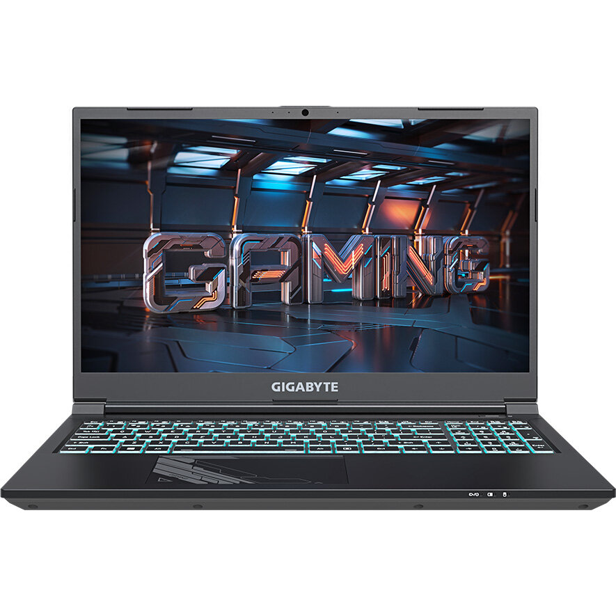 Ноутбук GIGABYTE G5 2023 15.6" (1920x1080) IPS 144Гц/Intel Core i7-13620H/16ГБ DDR5/512ГБ SSD/GeForce RTX 4050 6ГБ/Без ОС черный (MF5-H2KZ353SD)