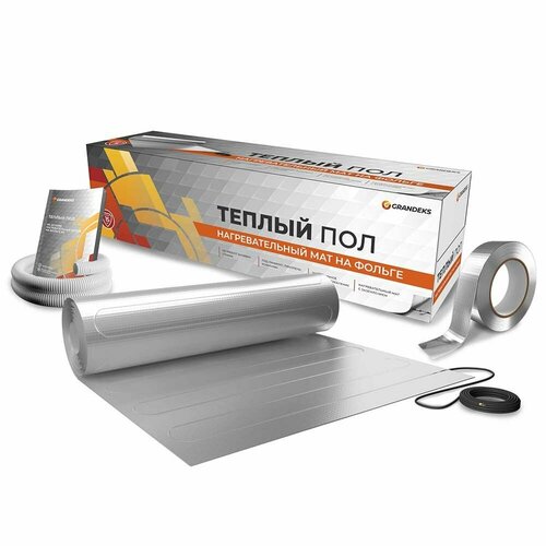 Мат нагревательный на фольге под ламинат Grandeks 10 м2