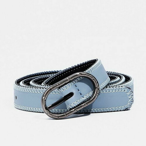 фото Ремень сима-ленд, размер 100, голубой сима-лэнд