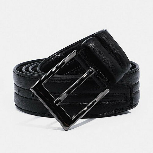 фото Ремень сима-ленд, размер 125, черный сима-лэнд