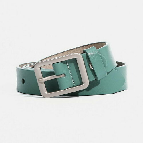 фото Ремень сима-ленд, размер 110, зеленый сима-лэнд