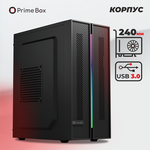 Компьютерный корпус Prime Box К705 (2 - USB 3.0) черный Micro-ATX, Mini-ITX - изображение