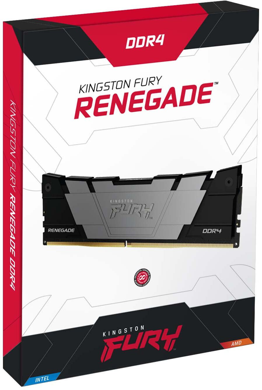 Оперативная память KINGSTON FURY Renegade Black DIMM DDR4 16GB 3600 MHz (KF432C16RB12/16)