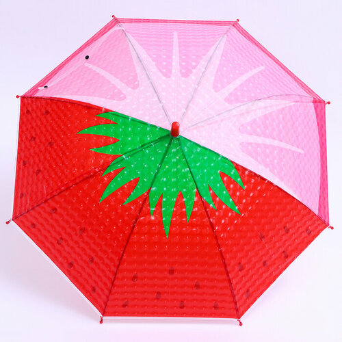 Зонт красный, розовый