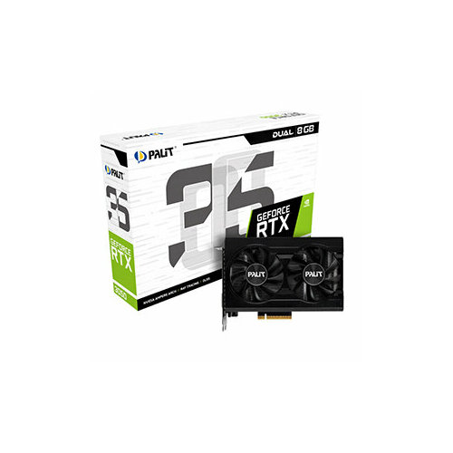 Видеокарта Palit GeForce RTX 3050 Dual 8GB NE63050018P1-1070D 2601000₽