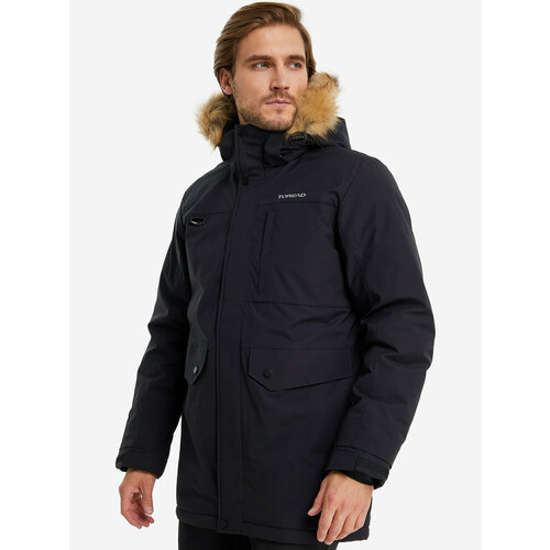 фото Парка toread men's cotton-padded jacket, размер 48/50, черный