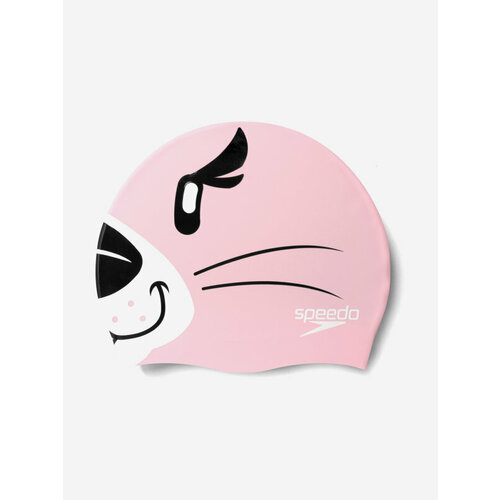фото Шапочка для плавания детская speedo printed character cap printed character cap, pink/black