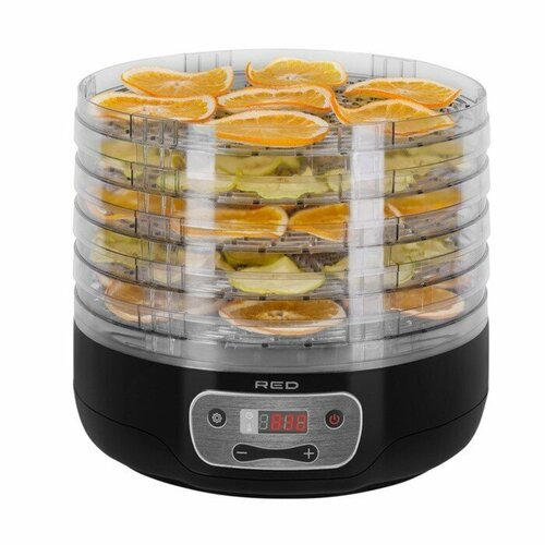Сушилка для овощей и фруктов RED Solution RFD-0121 250 Вт 5 ярусов чёрная 473100₽