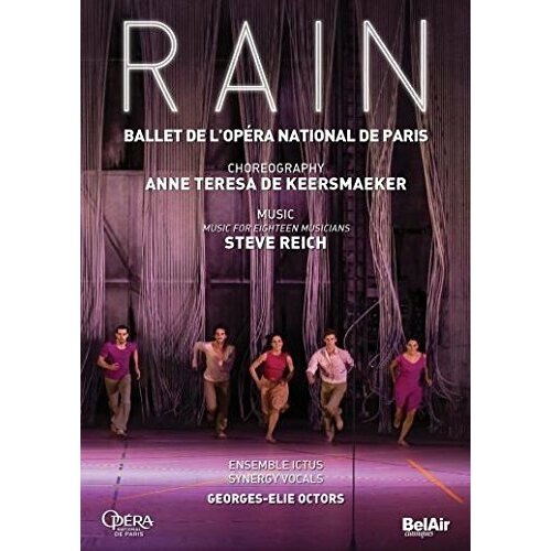 Reich: Rain & Music for 18 musicians. HD recording: Opera national de Paris, 10 / 2014 (DVD). 1 DVD reich steve виниловая пластинка reich steve sextet clapping music music for pieces of wood