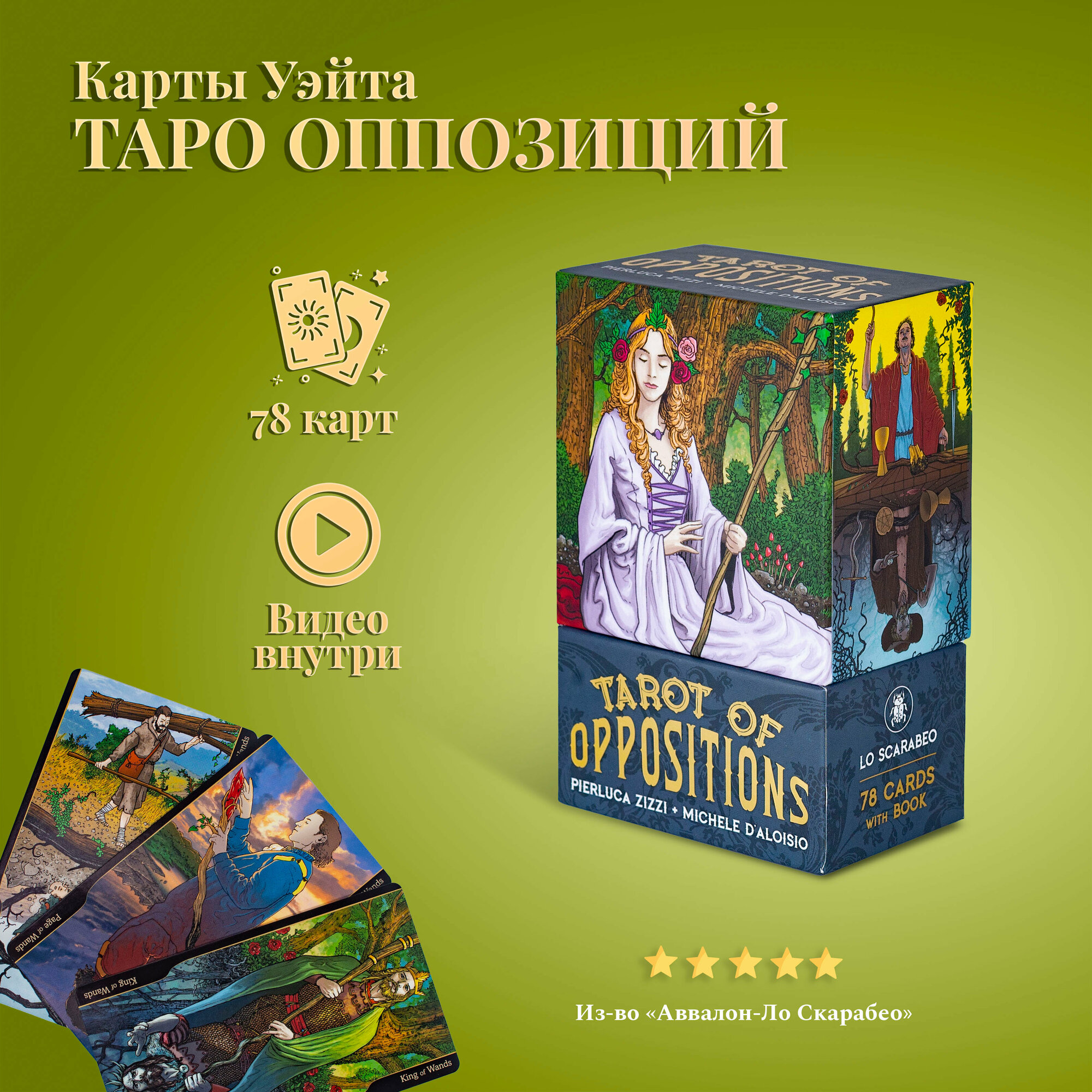 Карты Таро Оппозиций / Tarot of Oppositions - Lo Scarabeo