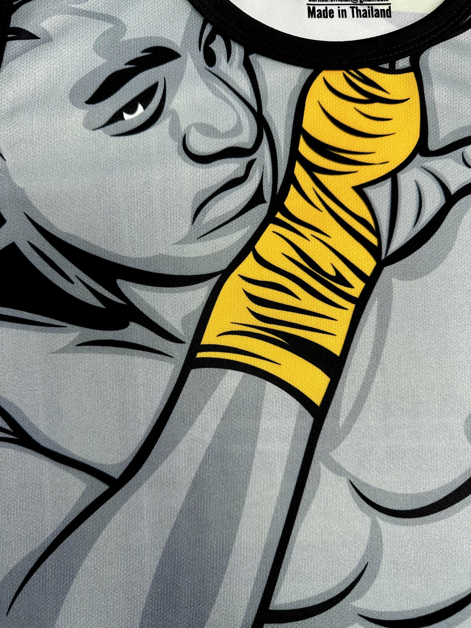 Футболка Born to be Muaythai, размер L, черный/зеленый — фото 1