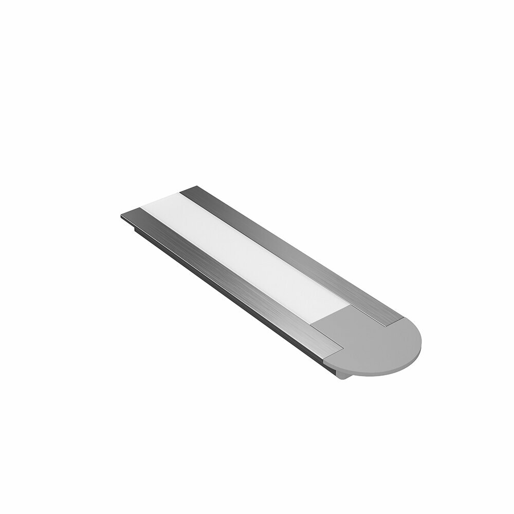 фото Профиль для диодной ленты Geniled врезной 22х6 мм 2 м серый