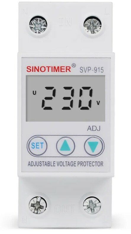 Реле контроля напряжения Sinotimer SVP-915 40A