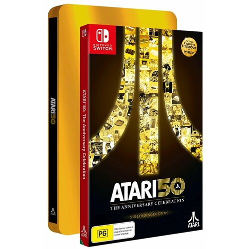 Atari 50 The Anniversary Celebration Steelbook Edition [Nintendo Switch, английская версия] sturmfront the mutant war ubel edition [nintendo switch английская версия]