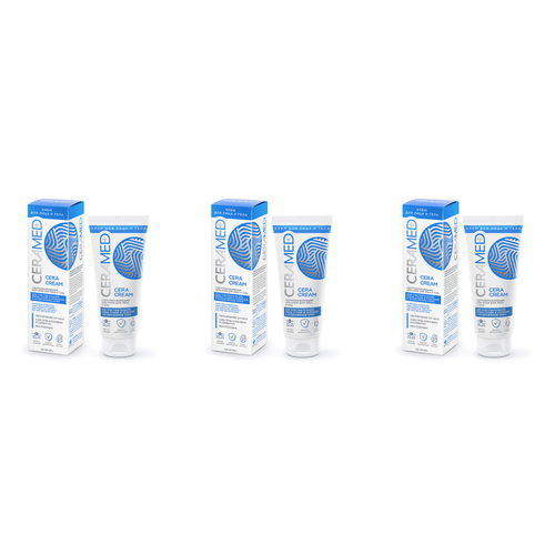 Крем для лица и тела Ceramed, ультраувлажняющий, для детей, 100 мл, 3 шт
