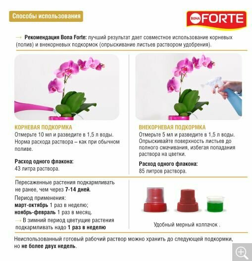 Удобрение "Bona Forte" Красота для орхидей 285мл - фотография № 5