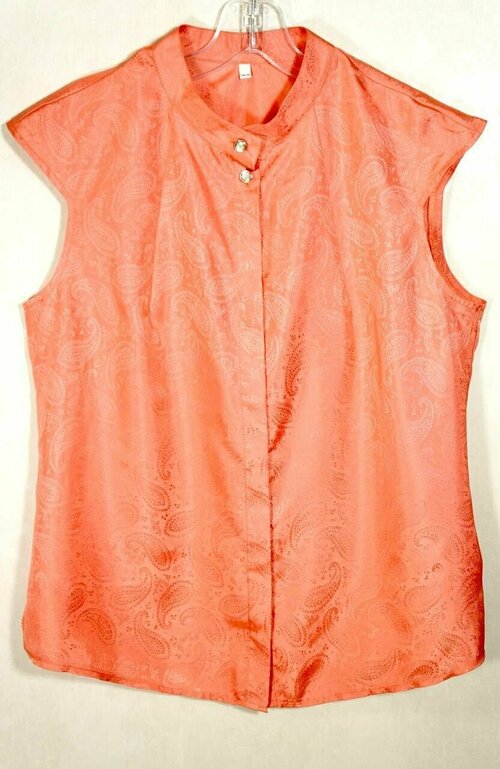 Блуза  андис, размер 164, оранжевый, коралловый