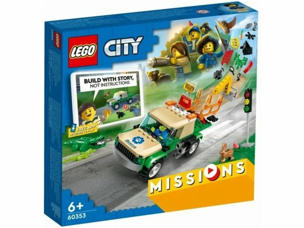 Конструктор Lego City Миссии по спасению диких животных 60353