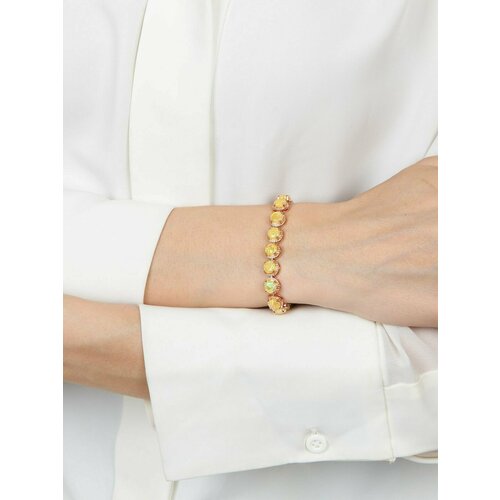 фото Браслет, опал, размер 18 см, желтый, золотой bijuton