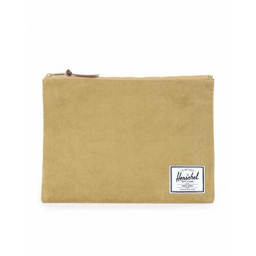 фото Сумка клатч herschel, фактура тиснение, зеленый