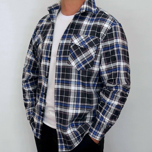 фото Рубашка basler, размер 42-43/по вороту, мультиколор