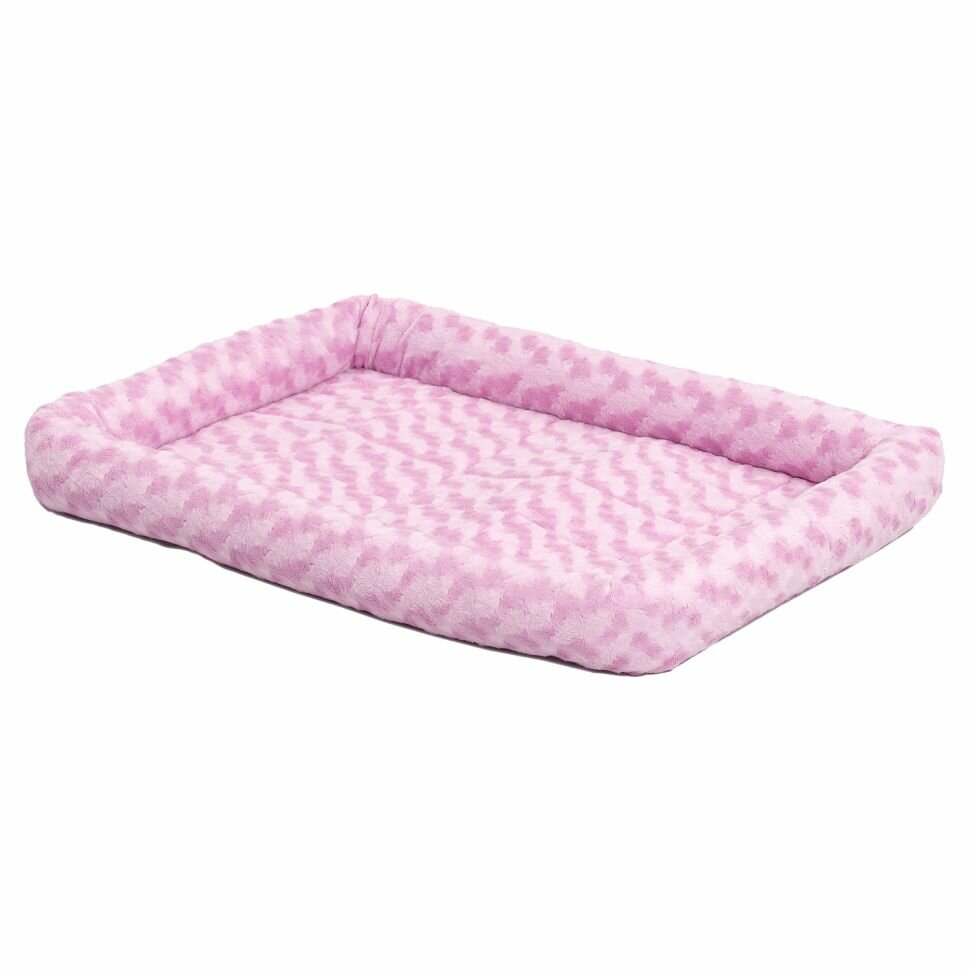 Лежанка для собак MidWest Fashion плюшевая, цвет: розовый, 61*46 см - фото №7