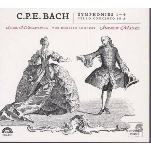 BACH (C.P.E.). Symphonies no.1-4