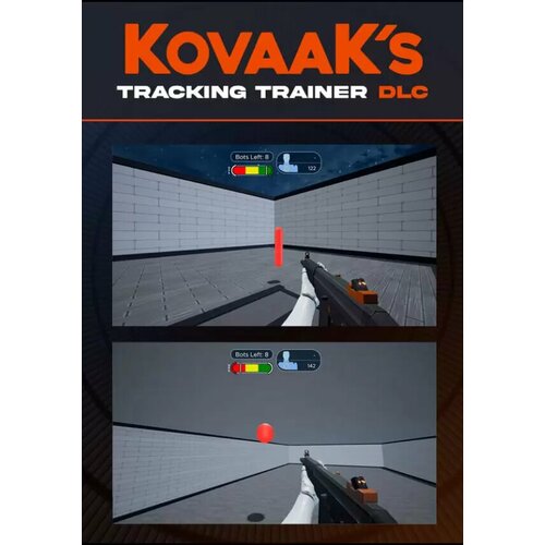 KovaaK’s Tracking Trainer DLC (Steam; PC; Регион активации Не для РФ) new self resetting 3 targets spinning air gun shooting metal target with ground spikes set for practice playing paintball