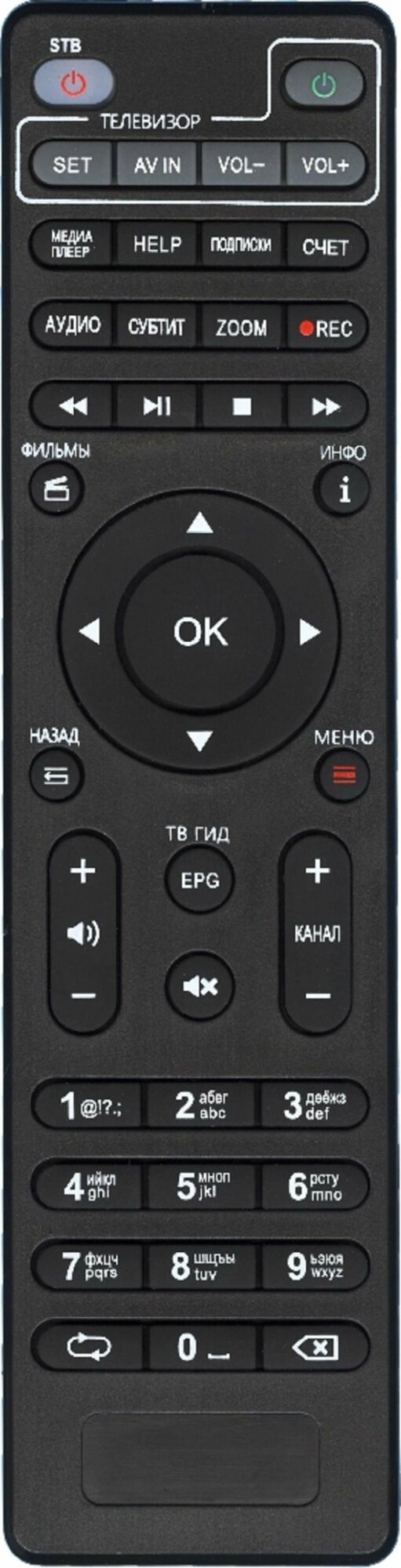 Пульт для Wifire 102W Plus IP TV