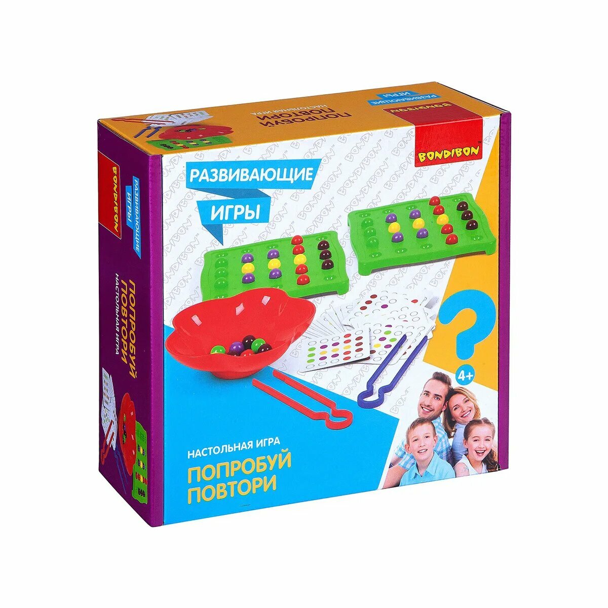 Игра развивающая настольная «Попробуй повтори» (ВВ4512) Bondibon - фото №15