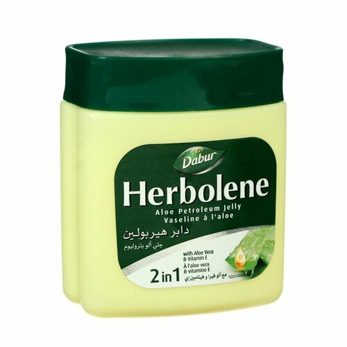 Вазелин для кожи Dabur Herbolene алоэ вера и витамин Е, увлажняющий, 2 шт по 115 мл вазелин для кожи dabur herbolene алоэ вера и витамин е увлажняющий 115 мл