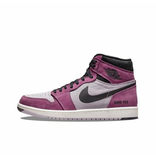 Кеды Jordan Air, размер 8us/40ru, черный, белый кроссовки nike air jordan 1 gore tex light bone 42eu