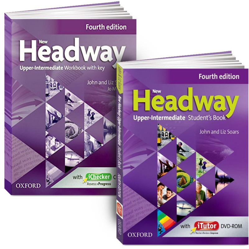 New Headway Upper-intermediate. Полный комплект: Учебник + Рабочая Тетрадь + CD/DVD (4th edition)