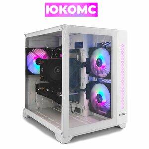 Игровой PC юкомс i5 3470, GTX 1650 Super 4GB, HDD 1TB, SSD 480GB, 8GB DDR3, БП 450W, win 10 pro, White cube case