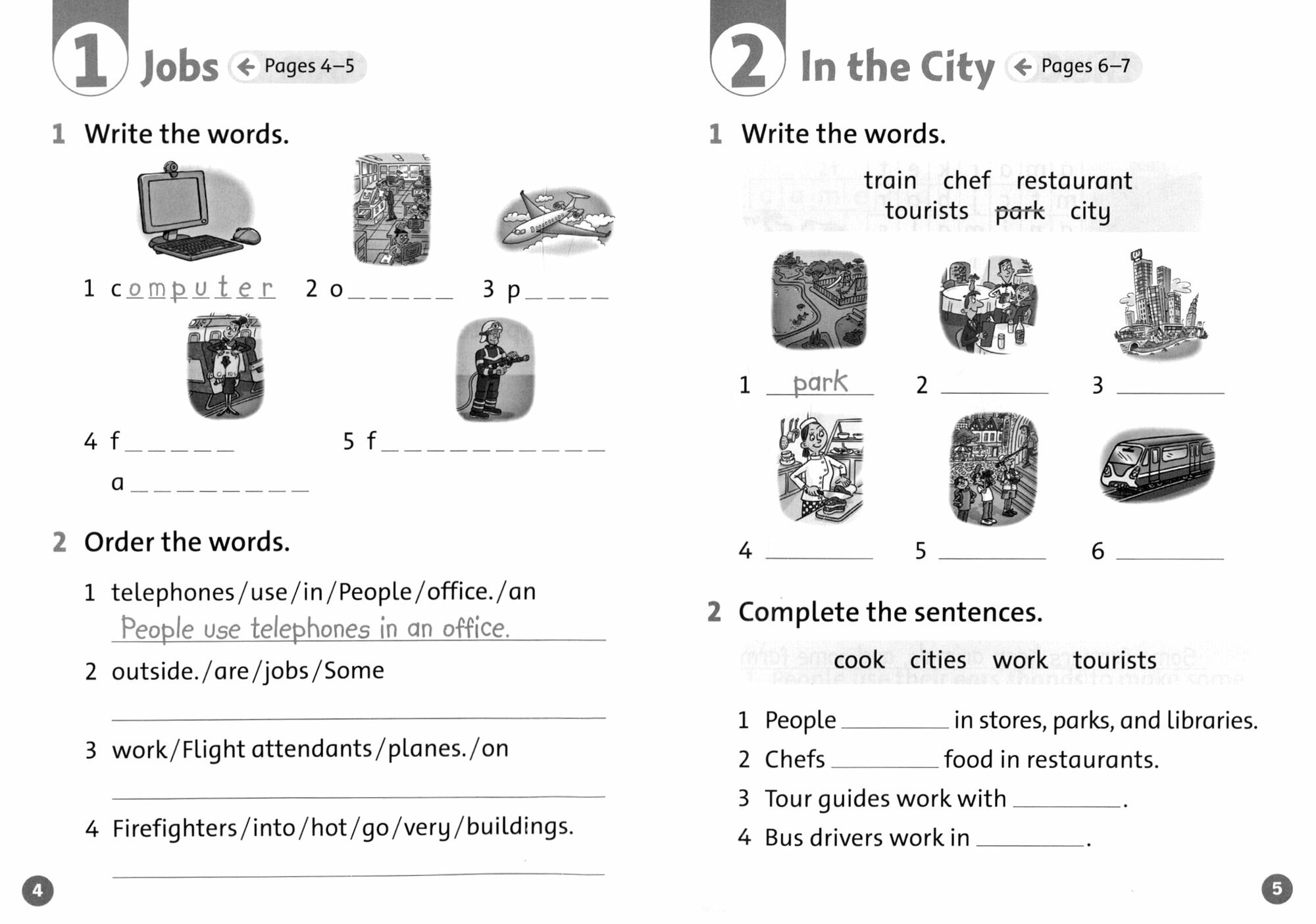 Khanduri Kamini "Oxford Read and Discover: Level 2: Jobs Activity Book" офсетная - фото №3