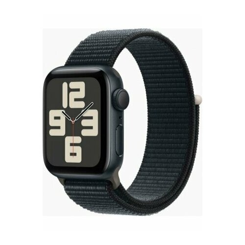 Умные часы Apple Watch SE 2023 GPS 44 мм Aluminium Case with Sport Loop MREA3 midnigh 2799000₽