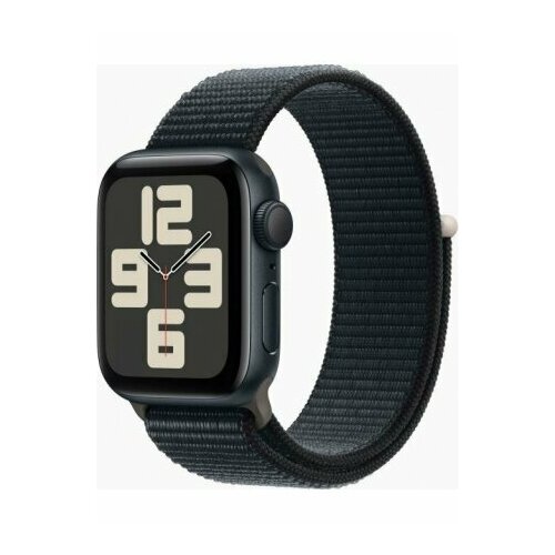 Умные часы Apple Watch SE 2023 GPS 40 мм Aluminium Case with Sport Loop, (MR9Y3) M/L, midnigh