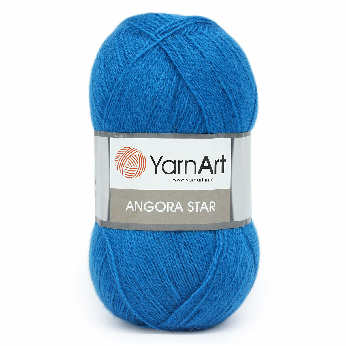 Пряжа для вязания YarnArt 'Angora Star' 100гр 500м (20% тонкая шерсть, 80% акрил) (3040 синий), 5 мотков