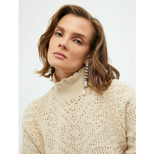 фото Свитер koton, размер m, бежевый