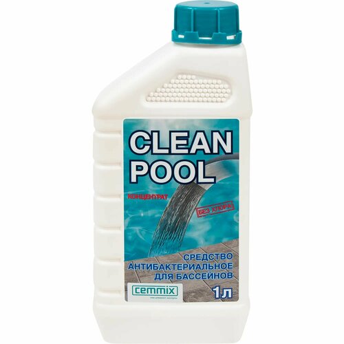 средство дезинфицирующее для бассейна cemmix clean pool 1 л Средство дезинфицирующее для бассейна Cemmix CleanPool 1 л