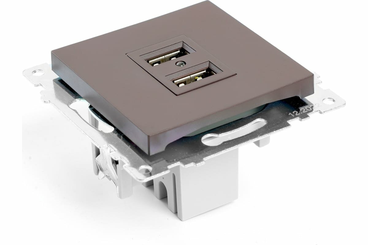 2-местная USB розетка STEKKER - фото №11
