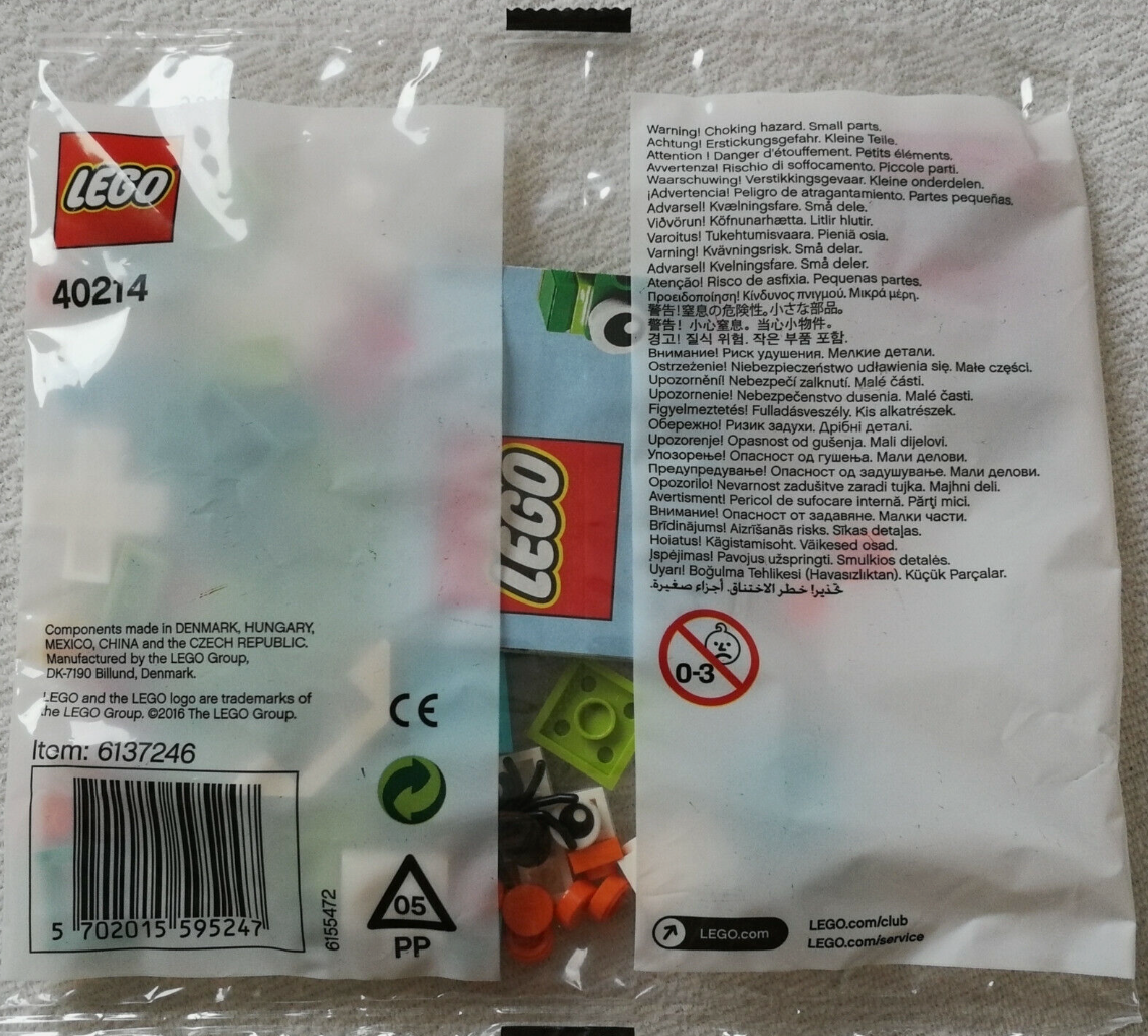 Конструктор Lego polybag 40214 Лягушка, 60 дет. — фото 3