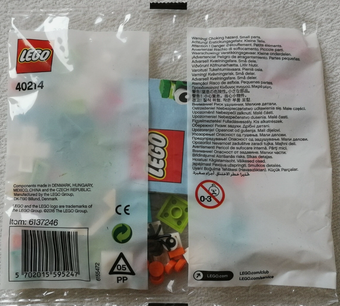 Конструктор Lego polybag 40214 Лягушка 60 дет