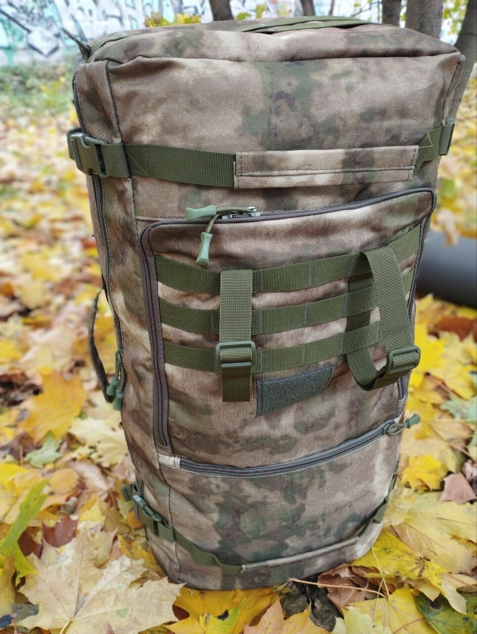 фото Рюкзак тактический 60 л, сумка, рюкзак мох