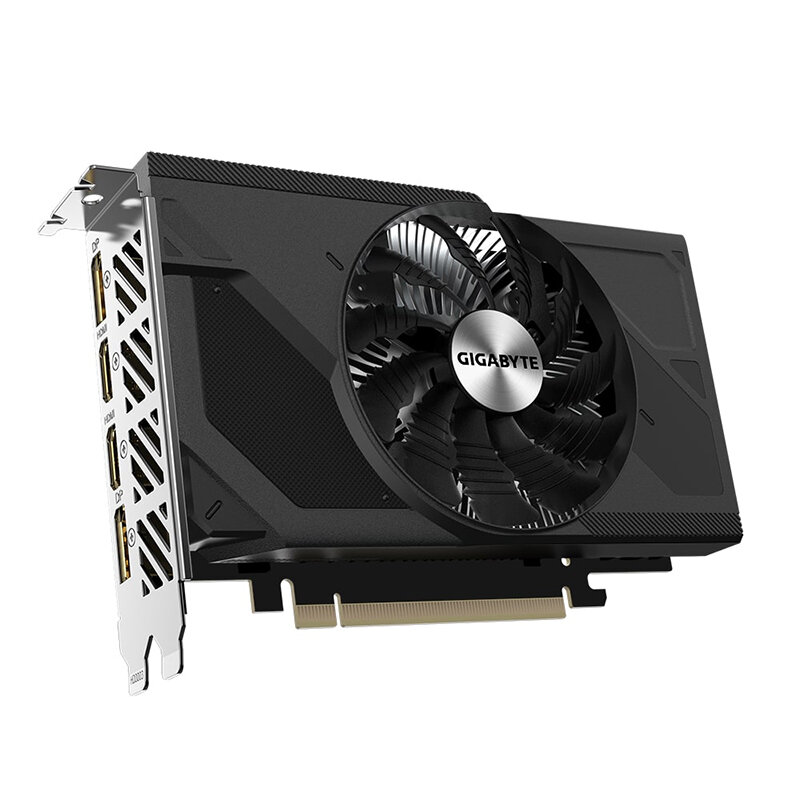 Видеокарта Gigabyte GeForce RTX 4060 PCI-E 4.0 2460Mhz 8192Mb 17000Mhz 128-bit 2xHDMI 2xDP GV-N4060D6-8GD