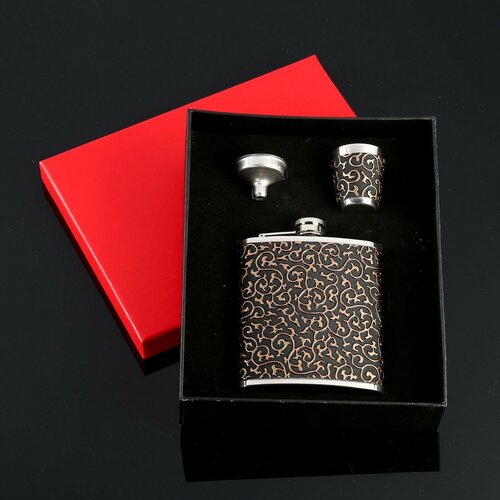 фото Набор подарочный для мужчины, фляжка, воронка и рюмка ma.brand