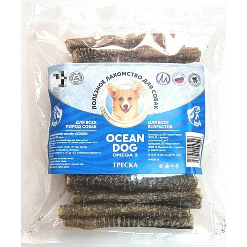 OCEANDOG Лакомство для собак, Треска с ламинарией 100 гр