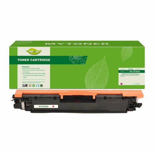 Тонер-картридж MyToner, аналог HP CF353A/130A красный 1k с чипом картридж mytoner аналог hp cf218a 1 4k с чипом